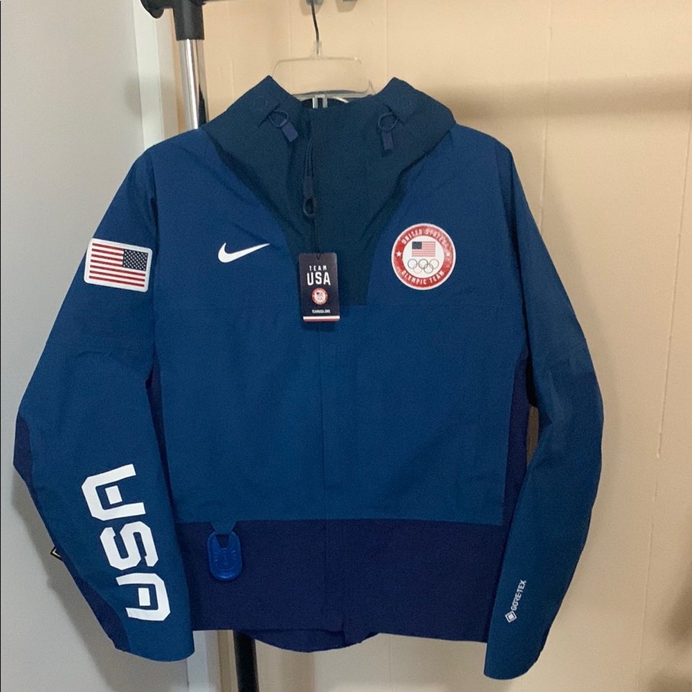 NWT GORE-TEX Navy Blue Team USA Nike Ski Jacket